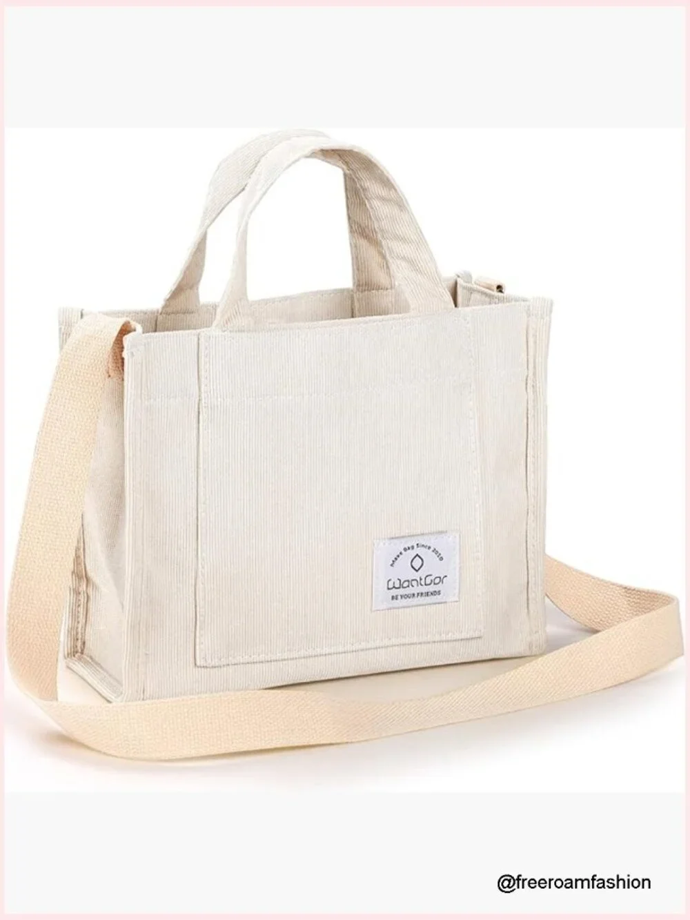 Small Corduroy Hobo Bag Crossbody Shoulder Tote Satchel Purse